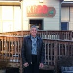 Byron Mallott poses at KRBD-FM in Ketchikan during a campaign visit. The candidate for governor says he will leave Sealaskas board of directors next month.