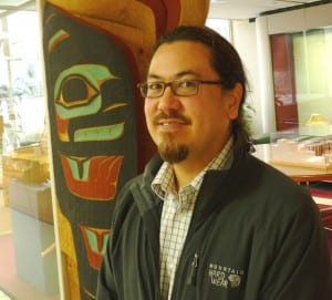 Sealaska Board Chairman Joe Nelson poses at corporation headquarters in Juneau. Nelson was chosen as the new chairman following the corporation's annual meeting June 28 near Seattle. (Ed Schoenfeld/CoastAlaska)