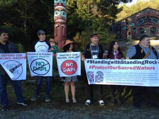 Saxman rally supports Standing Rock Sioux Tribe Saxman rally supports Standing Rock Sioux Tribe