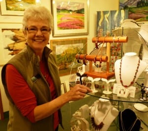 9-27-13 Thyes Shaub is a jewelry designer who’s part of the Juneau Artist Gallery.