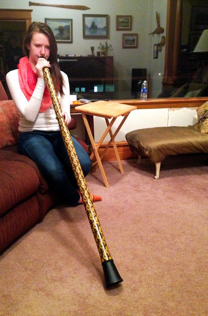 Ketchikan teen plays...a didgeridoo? KRBD