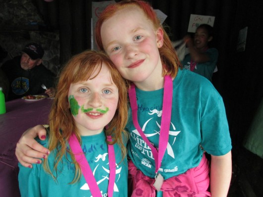 Sisters Maggie and Lena Hert are two Girls on the Run. Maggie says bullying is a struggle for 11-year-olds.