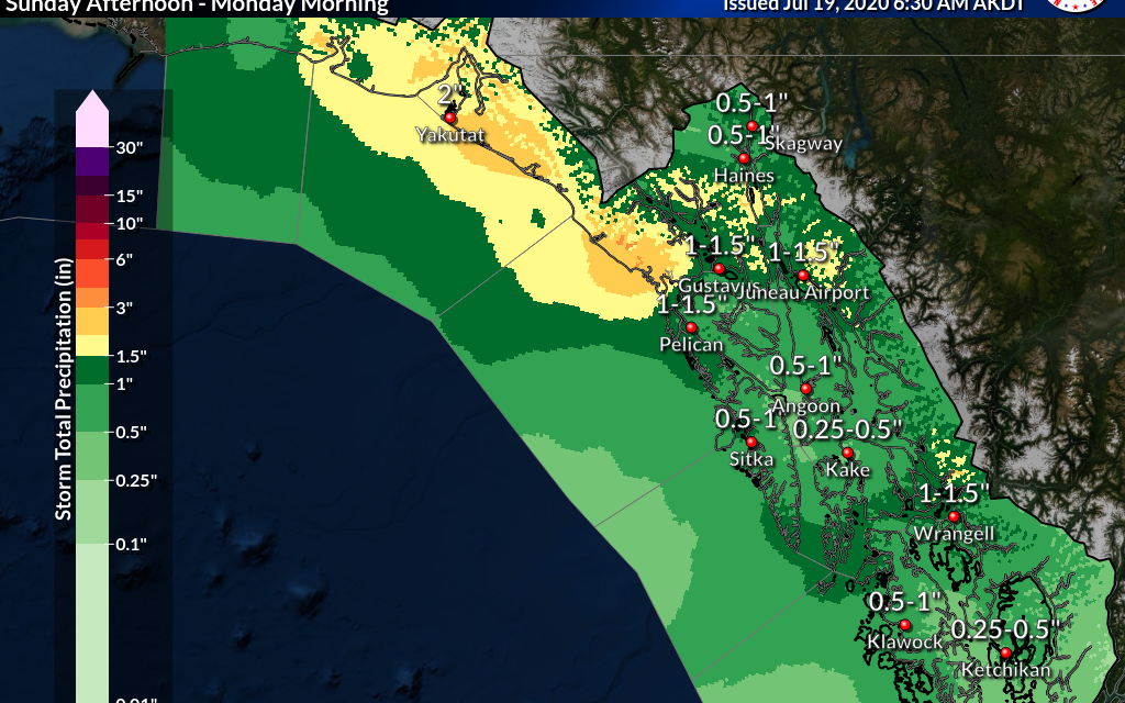 Weather Report from NWS Juneau